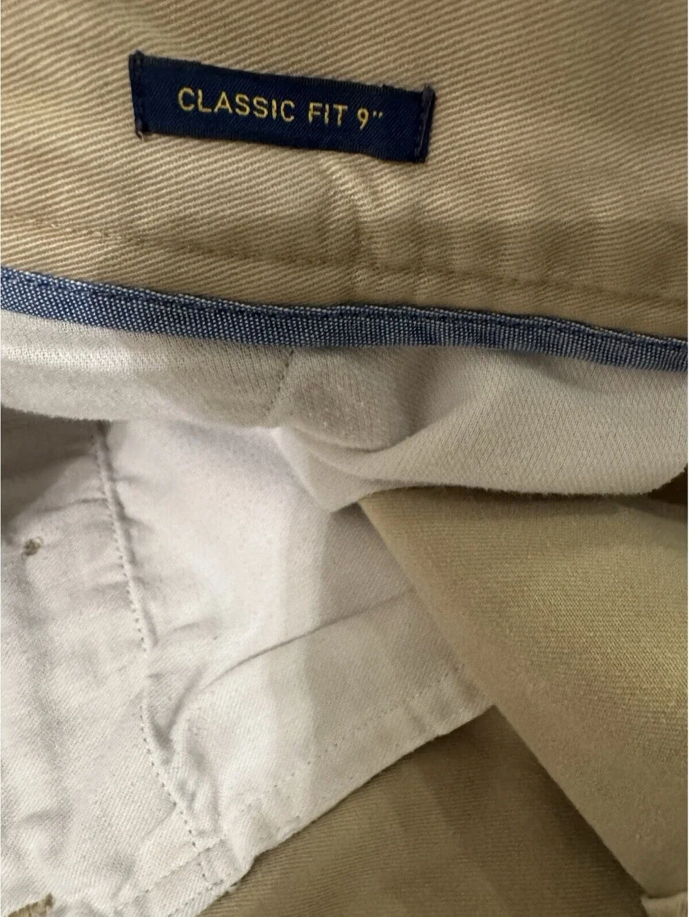 Polo Ralph Lauren Vintage Khaki Flat Front Chino Shorts 9